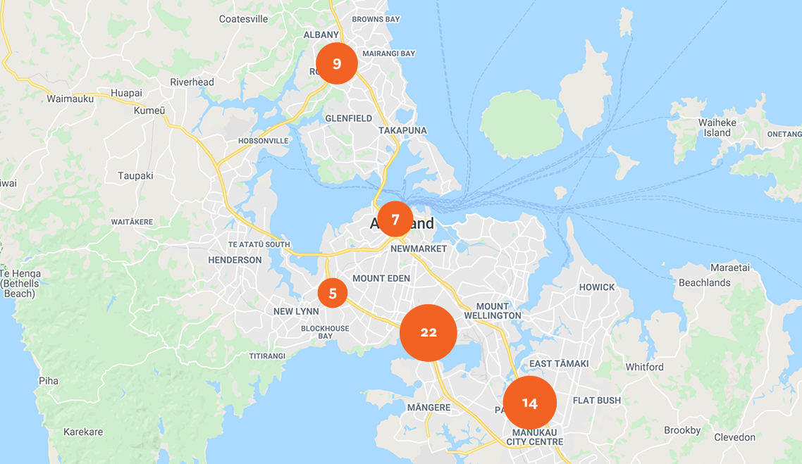 Heat map (Building and Infrastructure)