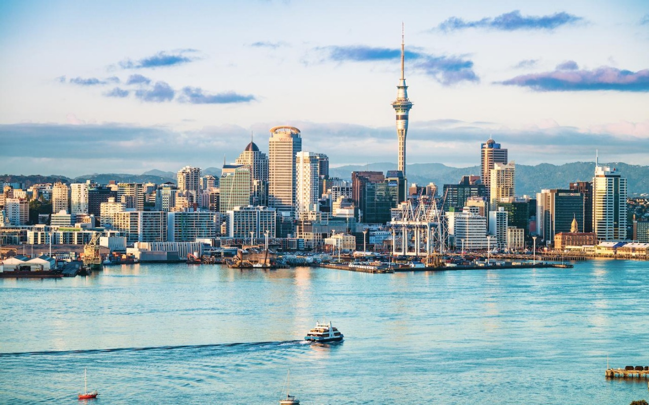 Aerial view of Auckland