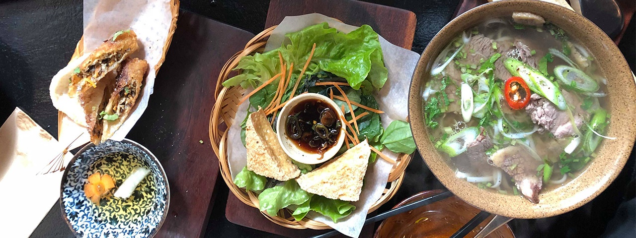 A selection of Vietnamese dishes at Indochine Kitchen