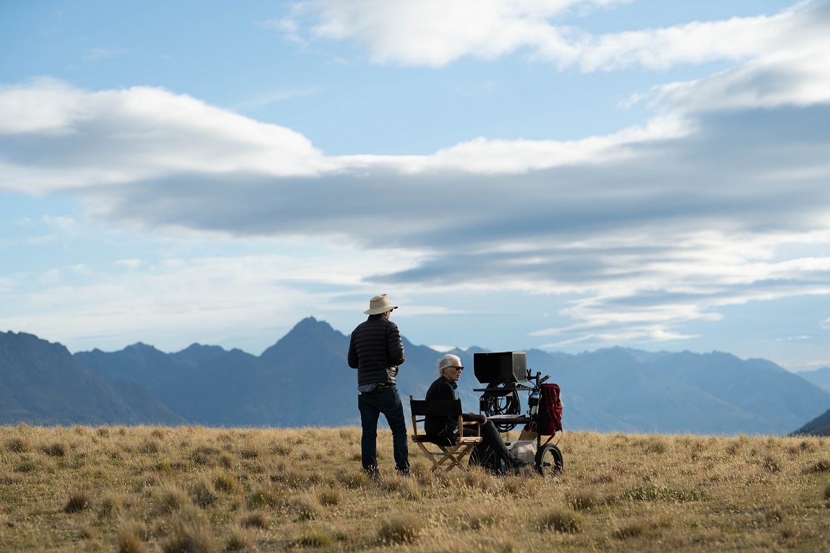 Filmmaker Jane Campion on location for The Power of the Dog