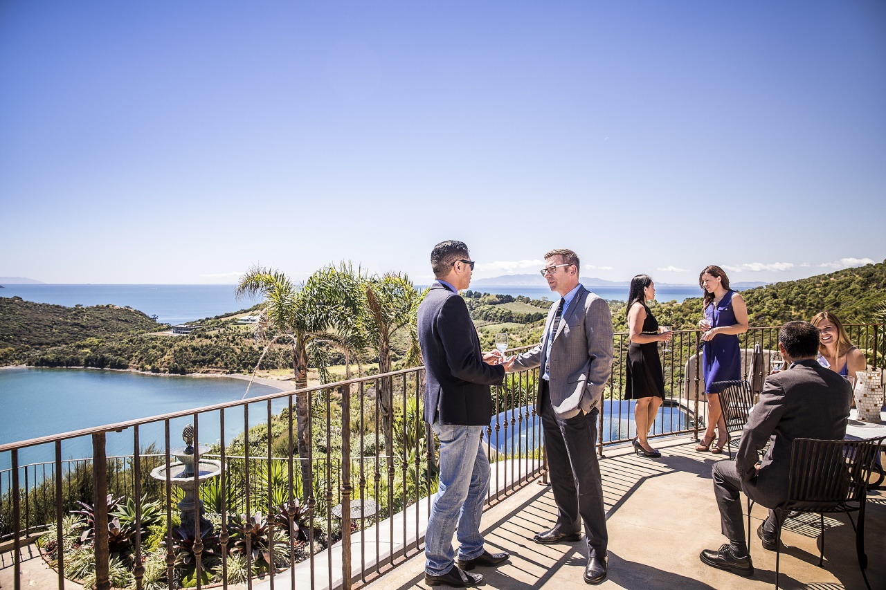 Delegates on Waiheke Island