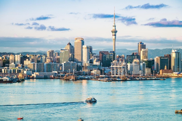 Aerial view of Auckland